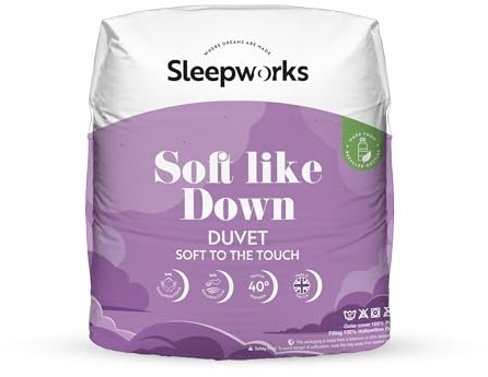 10.5 Tog Luxury Hotel Quality Soft Like Down King Bed Size Microfibre Duvet Quilt, Soft Touch, Spring & Summer By Littens