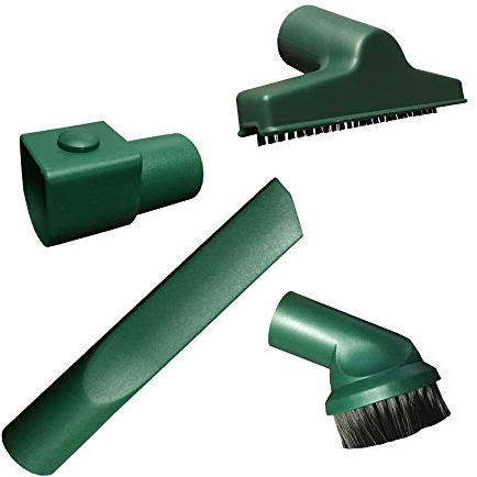 Kit De Accesorios para Aspiradora(Cepillo Muebles + Boquilla tapicería + Boquilla rincones + Adaptador) para Vorwerk Kobold VK 118, 119, 120, 121, 122, VK118, VK119, VK120, VK121, VK122