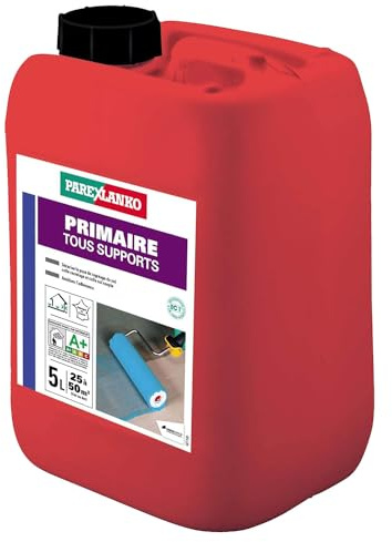 PAREXLANKO Primaire tous supports polyvalent prêt à l'emploi 5L, Incolore