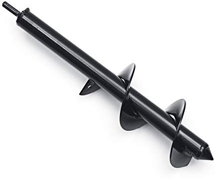 ZOYOSI 8x35/40cm Garden Auger Earth Planter Drill Post Hole Digger Earth Planting Drill for Electric Drill - 35cm