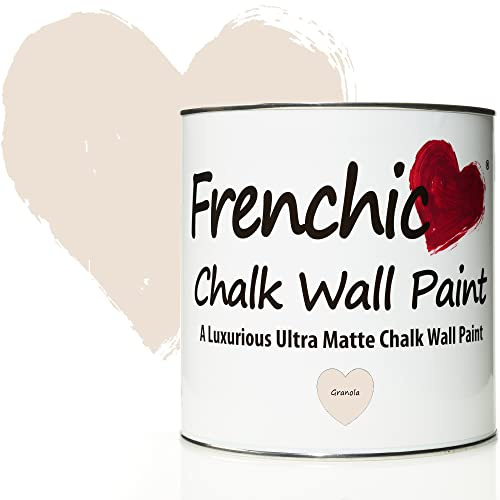 Frenchic Granola Chalk Wall Paint, For Interior Walls & Ceilings, Ultra Matte, Washable & Scrubbable (2.5L)