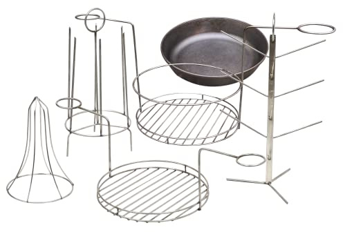 Big Set 6 in 1 maximale Möglichkeiten für Ihren Tandoor-Ofen, ultimative Erweiterung für Ihren Tandoor, das Zubehörset für grenzenlose Kreativität, perfekt für Fleisch, Fisch & Gemüse.