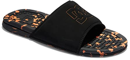 DC Shoes Bolsa, Sandalo Uomo, Nero Arancio, 40.5 EU