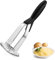 Fousenuk Presse-Purée de Pommes de Terre en Acier Inoxydable, Professionnel Presse Puree Manuel avec Antidérapant Manche, Pliable Broyeur de Pommes pour Fruits, Légumes, Aliments pour Bébés
