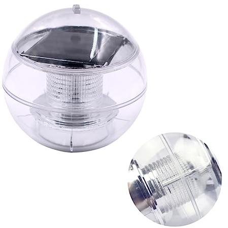 YARNOW Solar Schwimmlicht Für Teich Garten Abs-kunststoff Mit Farbwechsel Gelb Grün Blau Orange Lila Led Solarenergie Licht Für Pool Party Heimdekoration