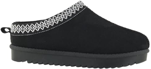 sole london Women's Warm Faux Fur Lined Slip-On Slippers Shoe Boots