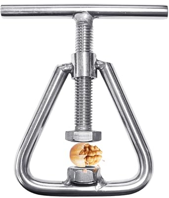 1 Piece Stainless Steel Nut Cracker, Stainless Steel Nut Cracker Sheller, Walnut Crusher, Chestnut Bottle Opener, Multifunctional Nut Opener