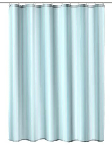Kleine Wolke Duschvorhang Textil Sanna Opal 180 x 200 cm | Wasserabweisend, verstärkte Ösen, mit Beschwerungsband, weiches Textilgewebe, maschinenwaschbar
