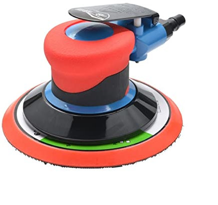 Broyeur de béton Ponceuse pneumatique de 6 pouces 150mm Sander Puissante Pneumatic Sander Machine de polissage excentrique BD-7108 Portable et efficace