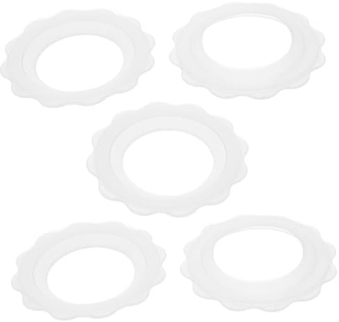 RORPOIR Anneaux En Silicone Souple Antidérapants Résistants à La Transpiration Pour Protection Des Mamelons, Taille Grosse, Confort Estival Pour Mères Allaitantes, Lot De 5 Pièces