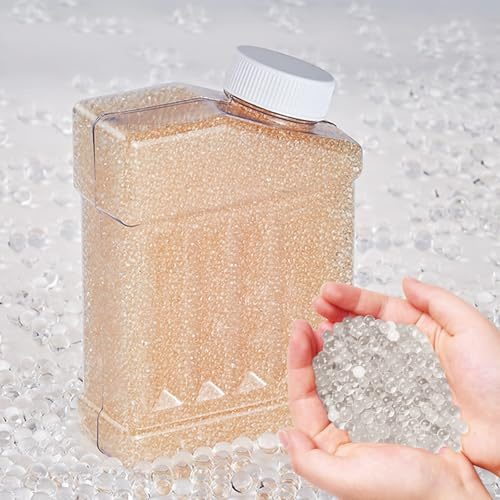 60000 Stück Wasserperlen, Wasserperlen Durchsichtig, Ungiftig, Wasserperlen für Pflanzen, Biologisch Abbaubar für Pflanzen, Blumen, Vase Füllstoff und Floating Christmas Trend