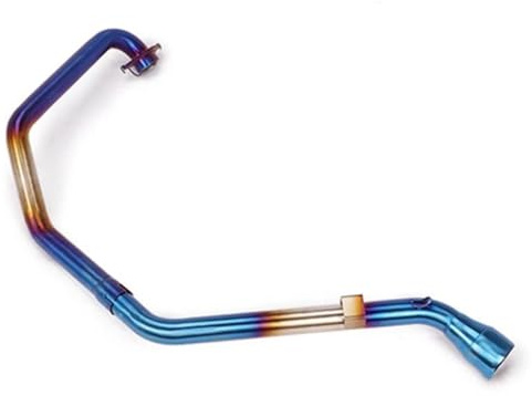 Terminal silencer accessories Motorcycle Exhaust System Muffler 51mm Front Center Connector Pipe For Y&amaha FZ250 FZS250 FZS FZ For Fazer 250(Blu)