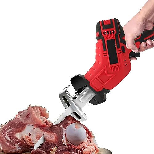 Electric Bone Saw - Meat Cutter for Butchers, Ideal for Ribs, Pig's Trotters, and Lamb Chops - Commercial & Home Use Reciprocating Meat Saw