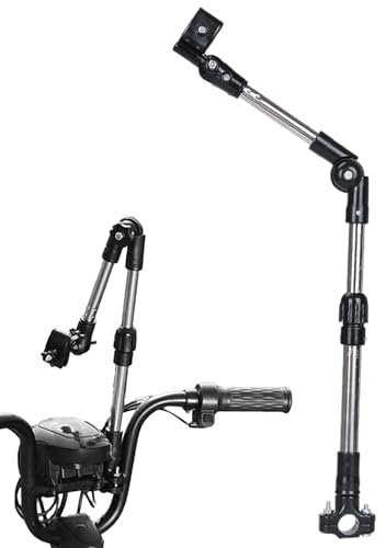 Yianyal Wheelchair Umbrella Mount Holder - Umbrella Bikes Attachment Frame Stand - Compact Windproof Outdoor Cycling Accessories for Various Weather Conditions