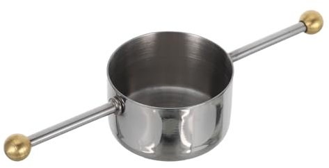 LIGIGWASH Taza Medidora Acero Inoxidable Con Doble Permanente Resistente y Fácil De Limpiar Para Cócteles Vinos y Whisky Bares y Hogar