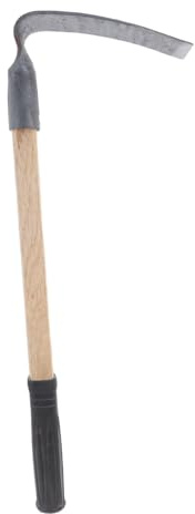 TOYANDONA Herramientas Agrícolas De Azada para Jardín Accesorios De Desherbar Mango De Madera Azada De Acero Pequeña para Exteriores y