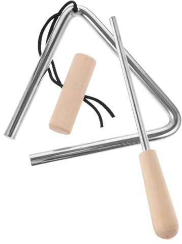 GALPADA Dreieck Musikinstrument Aus Eisen Für Junge Mädchen Triangel Schlaginstrument Für Musik Lernen Triangel Instrumente Für Spiel Und Spaß
