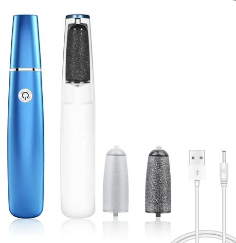Professionale Rimuovi Calli Elettrico con Rullo Rotante 360° e Design Impermeabile, Raschietto per Piedi per Pelle Dura, Talloni Screpolati e Rimozione Calli, Ricaricabile e Portatile