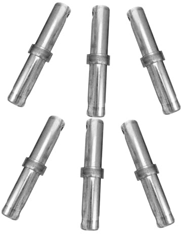 Tofficu 6pcs Galvanized Scaffold Coupling Pins Diameter Heavy Duty Safety Coupler Pins Quick Locking Mechanism Weather-Resistant Scaffolding Accessories for Secure Connections
