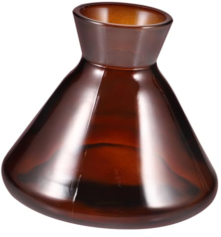ERINGOGO Flacon Diffuseur Vide Verre avec Ouverture Trompette pour Huiles Essentielles Diffuseur Parfum Intérieur Élégant et Facile à Nettoyer pour Décoration Maison et Bureau