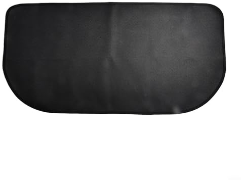 Tapis de cheminée ignifuge, 102 x 50 cm, tapis de barbecue en fibre de verre, antidérapant, facile à nettoyer, coussin de protection ignifuge avec fond