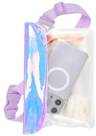 Wimnqie Custodia impermeabile per smartphone – regolabile – Custodia impermeabile galleggiante – per passaporto, denaro, nuoto, snorkeling, pesca,