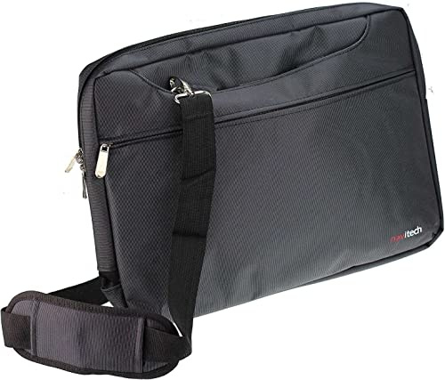Navitech Bolsa Negra Resistente Al Agua - Compatible con La ASUS Chromebook CX1505CTA-S70005 15.6 Ordenador Portátil