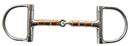 LIXSAZSE Punta ad anello a D in acciaio inossidabile Filetto per attrezzatura da equitazione * Accessori per equitazione Bocca di cavallo Punta per bavaglio Decorazione per zaino