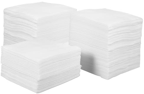 PACKOVE Make Up Entferner Pads 400 Stück Vliesstoff Einweg Gesichtsreinigungspads für Empfindliche Haut Beauty Personal Care