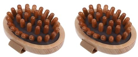 minkissy 2 Stück Meridian Massagebürste Für Kopfhaut- Und Ganzkörpermassage Mit Weichem Massagekopf Zur Entspannung Und Stressabbau