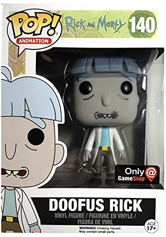 Funko Pop! Animation Rick and Morty Doofus Rick #140 (Exclusive)