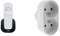 VTech CS1500 Téléphone sans Fil DECT à Double Charge avec Blocage d'appel & Multiprise 2 Prises pour façade - Biplite - 2x16A - Blanc - Zenitech