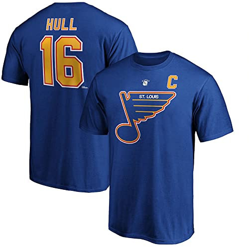 PiWine Halb Ärmel T-Shirt Männer Casual Eishockey Kleidung Jersey Männer Sport NHL Blues Kurzarm Bequemes Hockey Sweatshirt,XL