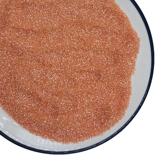 Essbare 142g Dekorative Zucker Orange Schleifzucker-Streusel zum Backen, Zuckerkristalle für Kuchen, Kekse, Cupcakes und Eiscreme-Topping für Halloween, Weihnachten