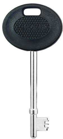 ROKEL Radar Disabled Toilet Key UK – 1 Black Metal Key for Public Accessible Toilets. Durable, Waterproof, Easy Turn Access, Universal Fit for Elderly & Mobility Impaired Users (Black, 1 Pack)