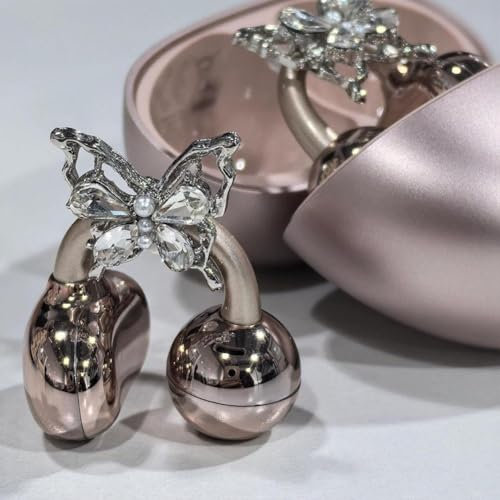 rujjftsy Strass pour écouteurs à clipser - Oreilles ouvertes - Décoration d'oreille ouverte - Strass élégants en oxyde de zirconium - Accessoires décoratifs amovibles et exquis