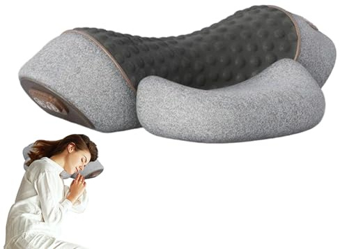 SVCEQZE Oreiller Massant Cervical - Coussin de Soulagement Musculaire | Appareil de Massage Cervical Électrique Mousse Mémoire Ergonomique pour Nuque Épaules Dos Tête,Pour Femmes Hommes Adultes Nuque