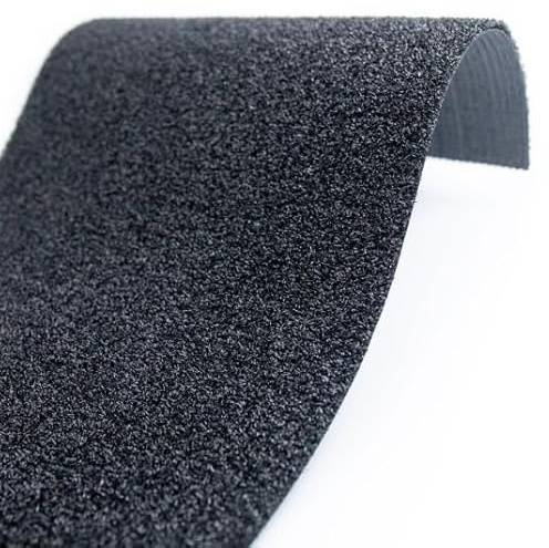 Gazon synthétique - Event classé feu et certifié GRS - Noir - 8 mm - Rouleau de 2m x 6m