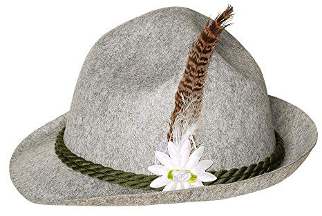 Boland - Oktoberfest Grey Trilby Hat, grau, 54235