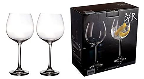 Bohemia Cristal Bar Selection 2 Gin Gafas Altura-23 Cm, Capacidad 680 Mililitro, Talla única
