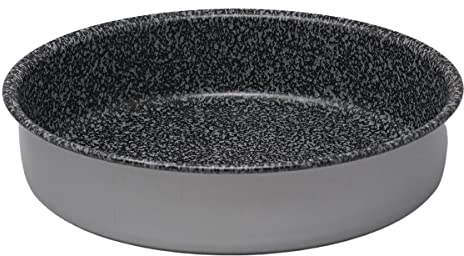 NAMAI - Teglia per Friggitrice ad Aria, 20 CM, Alluminio Antiaderente, Adatta alla Lavastoviglie, Tortiera 20 CM, Made In Italy, Effetto Pietra Elegante (20cm)