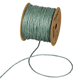 HALBACH Jutekordel Basic Juteband 2.0 mm breit 50.0 m lang 100 Jute Ganzjährig einsetzbar Salbei