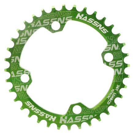 Amagogo Fahrradkettenblatt, Kettenblatt BCD 104 mm, tragbar, 36 Zähne, langlebig, leicht, Fahrradkettenblatt, Reparaturteile für Rennrad-Zubehör