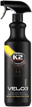 K2 VELOR Car Interior Roof Headliner Cleaner Upholstery Fabric Dirt Remover - 1L