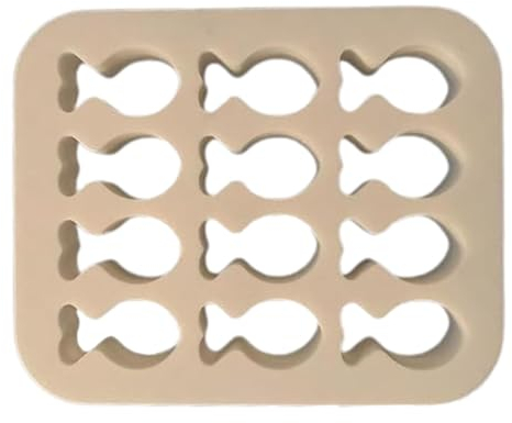 Huasean Gold-Fish Cracker Cutter Tiny Fish Cookie Cutter Fish Cracker Mould Fish Shaped Baking Mold for Fondant, Chocolate, Sugar, Clay, Ice, Resin, Soap Making