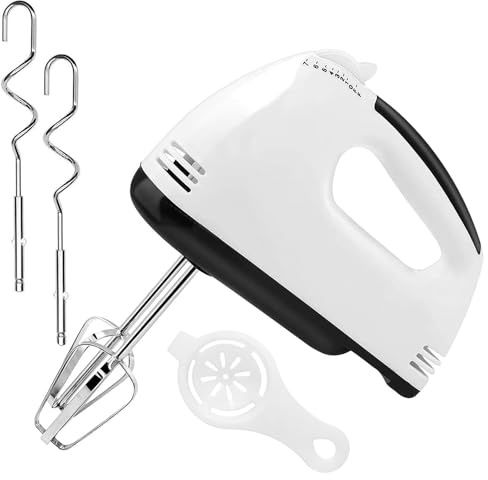 Tiardey Hand Mixer Electric Mixers for Baking Electric Whisk Hand Mixer for Baking Easy Whipping Dough Cream