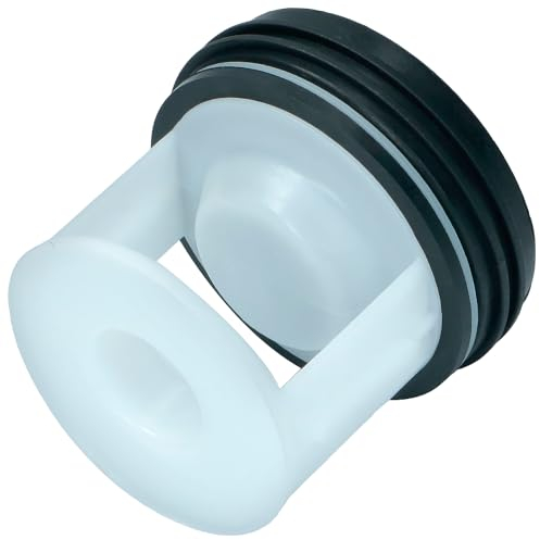 Pelusas Filtro Lavadora para Bomba Desague 55 x Ø 63 mm con Código Original 00095269 095269 00151409 151409 00601996 601996 para Bosch para Siemens para Balay - Garantía de 10 Años - MONTERAL