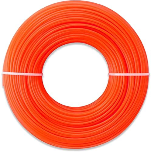 T TOVIA String Trimmer Line, 2.4mm x 15m Spool, Round Cord for Grass Trimmers & Brushcutters, All Purpose Nylon Strimmer Wire Perfect for DIY & Gardening