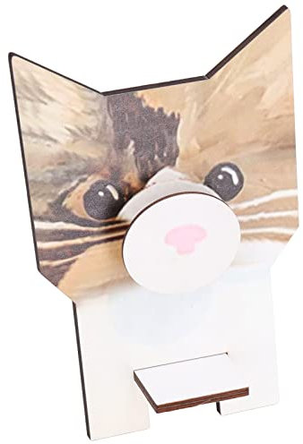 Tixiyu Brillenhalter in Tierform, Holz-Brillenständer, Kreativer Brillenhalter, Katze, Faultier, Brillenhalter in Tierform Zuhause, Büro, Schreibtisch, Dekoration, Zubehör