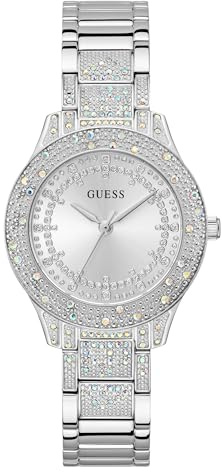 GUESS Damen Uhr Armbanduhr Shooting Star Edelstahl